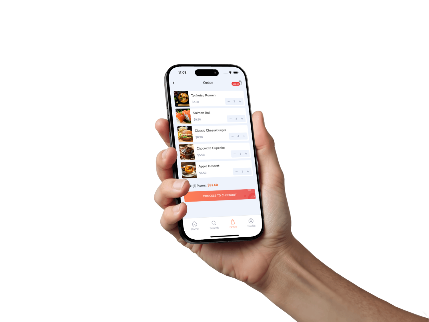 Yummer – Online Food Ordering React App (PWA)